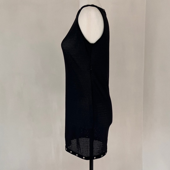 SHAN BLACK MESH & GROMMETS COVERUP - Picture 12 of 13